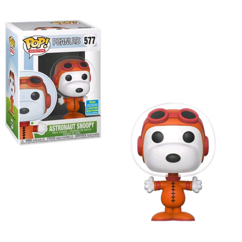 No Helmet Snoopy as Astronaut US Exclusive Pop Peanuts RS -FUN446... Vinyl